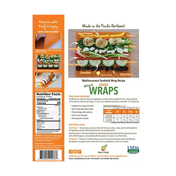 Carrot Wrap 6 Count 2