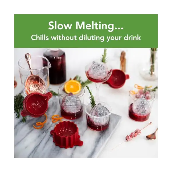 Cayenne Christmas Ornaments Ice Molds 2