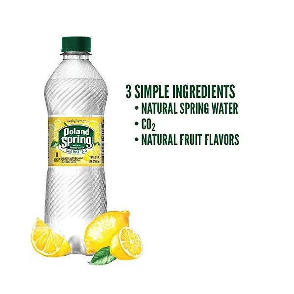 Sparkling Water, Lively Lemon, 16.9 oz. Bottles (8 Count) 3
