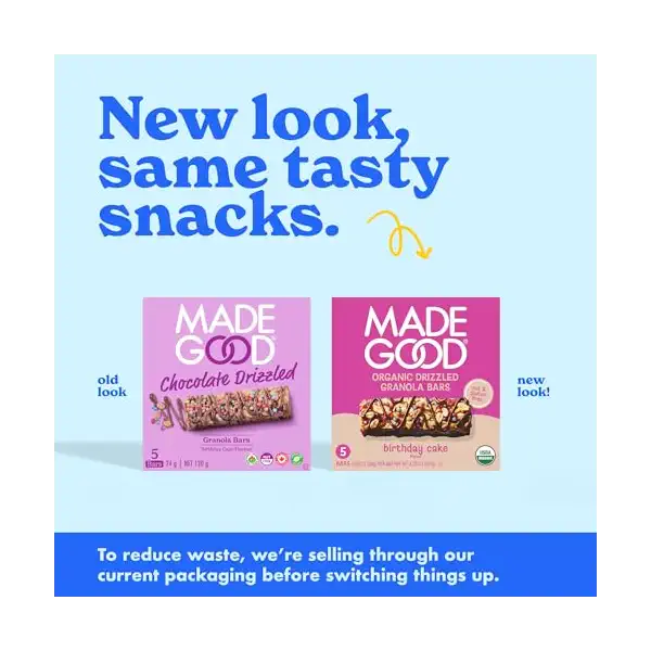 Organic Chocolate Drizzled Granola Bars, 4.25 OZ 2