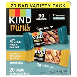 Mini Bars Variety Pack 20 Count, 14.1 OZ