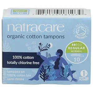 Organic Tampons Regular No Applicator, 10 CT