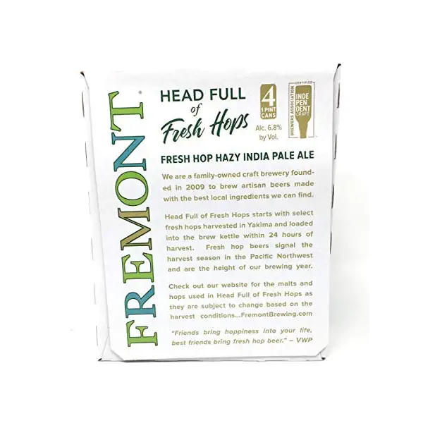 Fresh Hop Hazy IPA 4pk Cans, 16 FZ 2