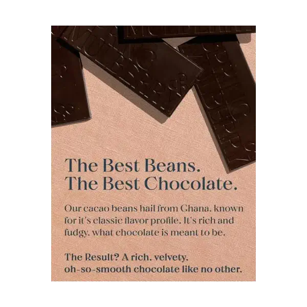 Pure Dark Date Sweetened Chocolate Bar 6