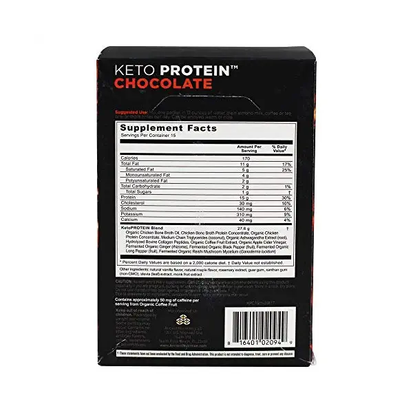Chocolate Keto Protein Box, 1.13 OZ 3