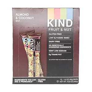 Almond & Coconut Bar 12 Count, 1.4 OZ