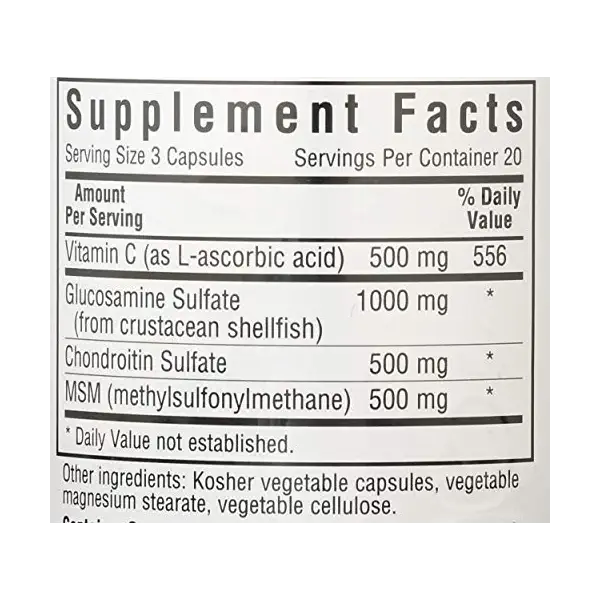 SPO Glucosamine Chondroitin Msm 3