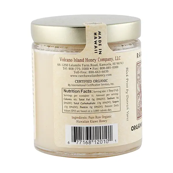 Organic White Kiawe Honey 2