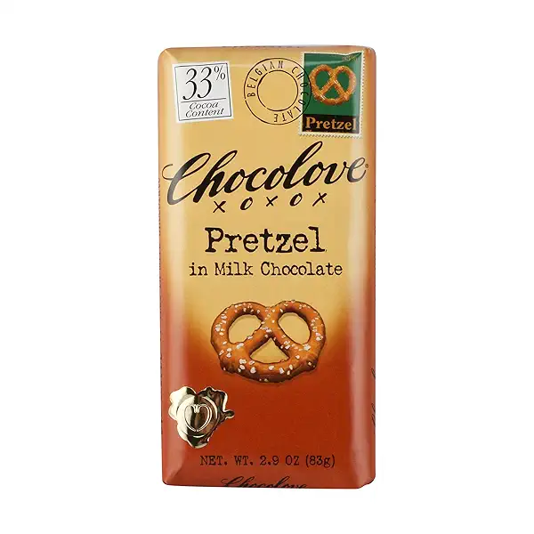 Pretzel In Milk Chocolate Bar, 2.9 oz 1