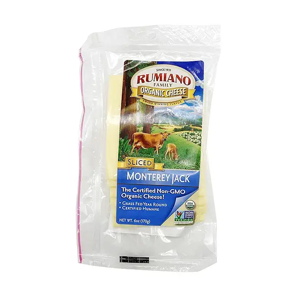 Organic Sliced Monterey Jack, 6 ounce 1