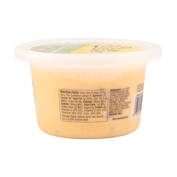 Cheddar With Jalapenos Gourmet Spreadable Chesse, 8 oz at Whole Foods Market