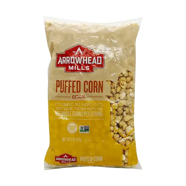 Natural Puffed Corn Cereal, 6 oz 1