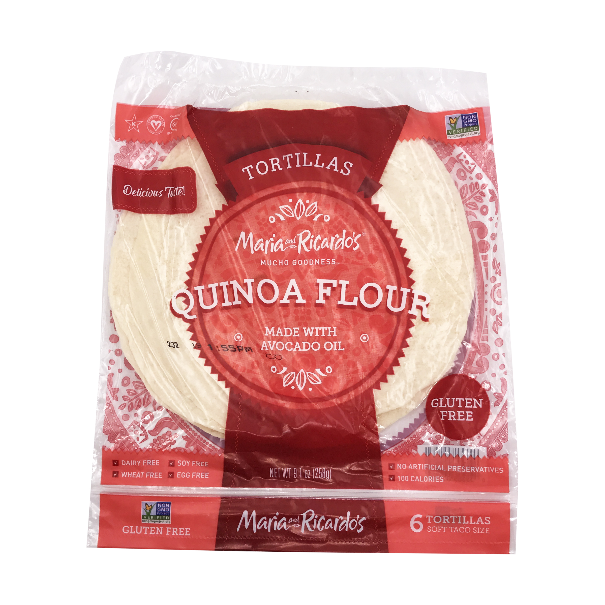Maria & Ricardos Quinoa Flour Tortillas