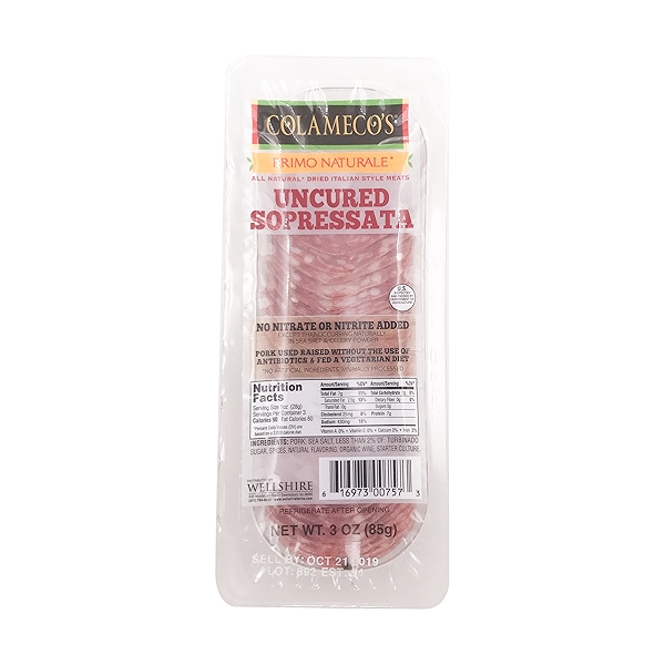 Uncured Sopressata at Whole Foods Market