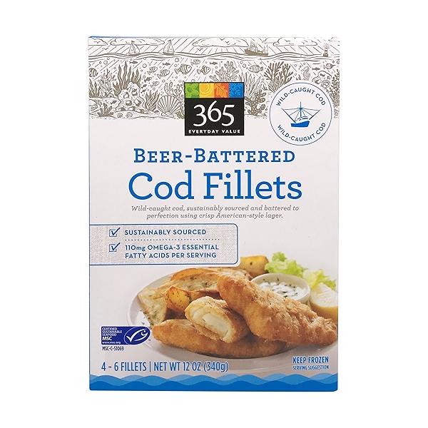 Beer Battered Cod Fillets at Whole Foods Market