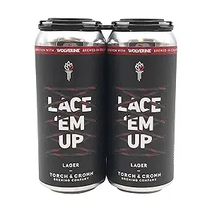 Lace Em Up Lager 4pk Can