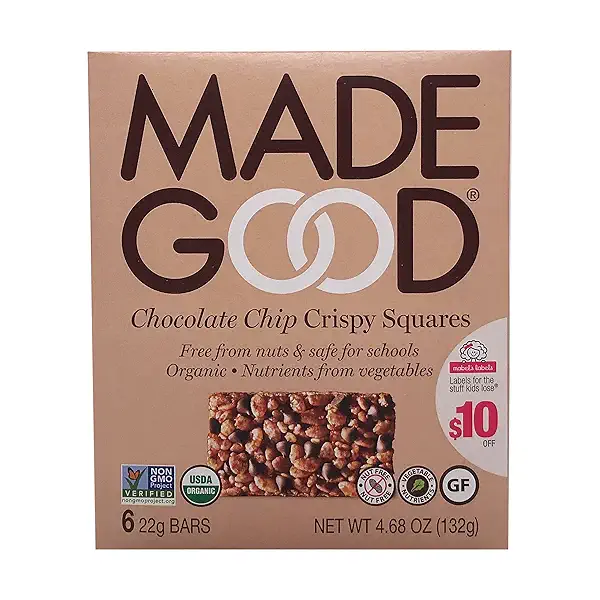 Organic Crispy Chocolate Squares, 4.68 oz 1