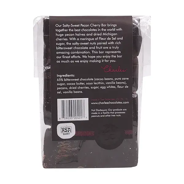 Salty-sweet Pecan Cherry Bar, 4.1 oz 2