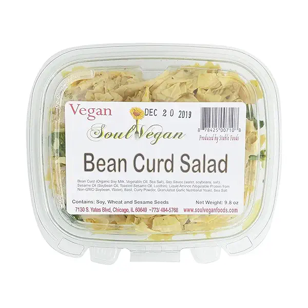 Vegan Bean Curd Salad at Whole Foods Market