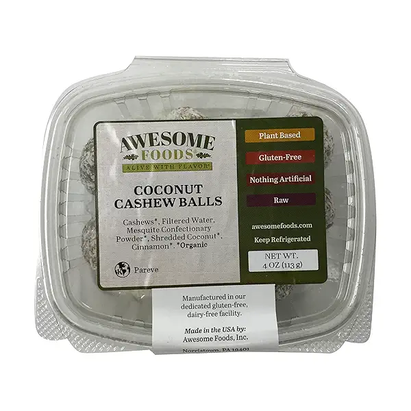 Coconut Cashew Balls 1