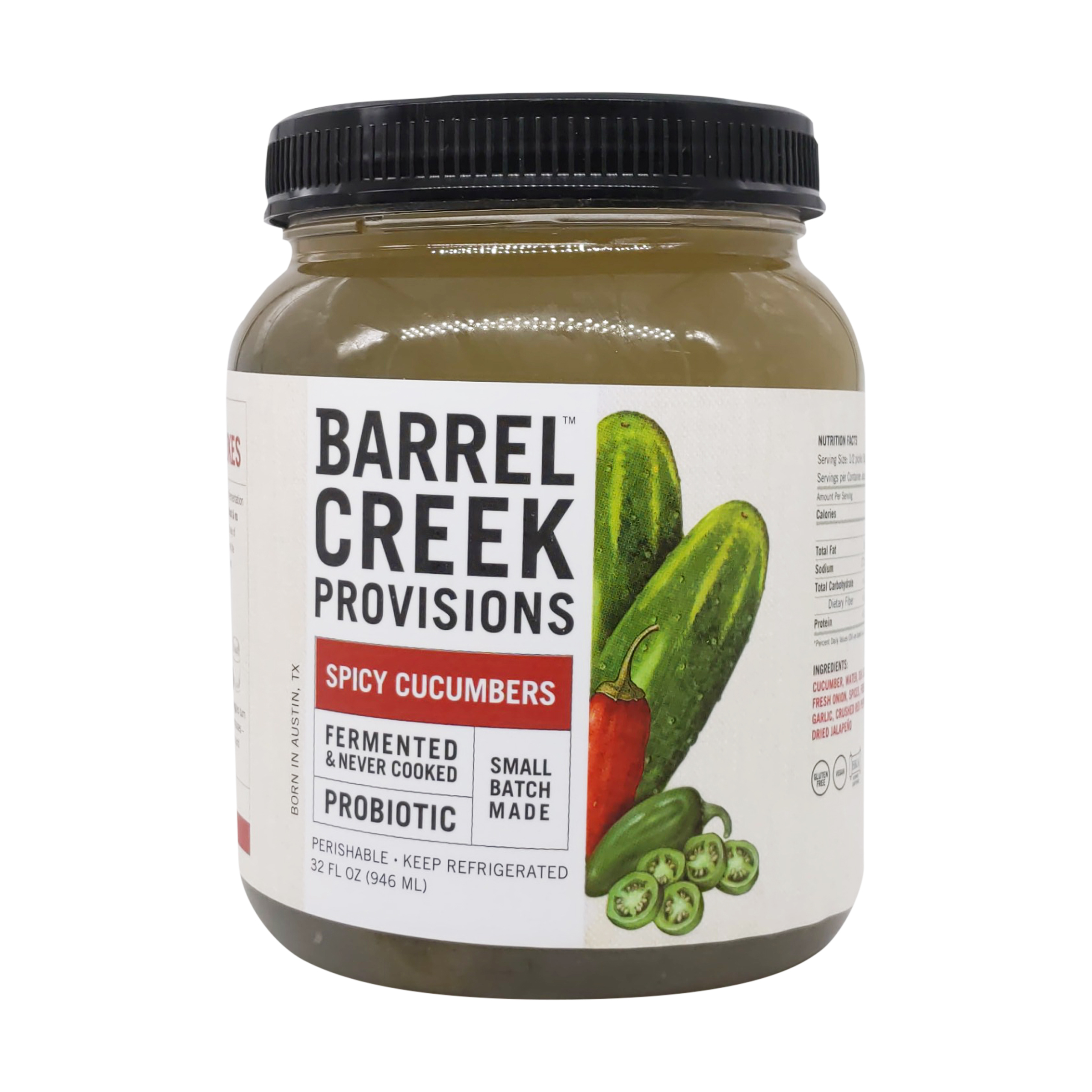 Fermented Spicy Cucumbers at Whole Foods Market