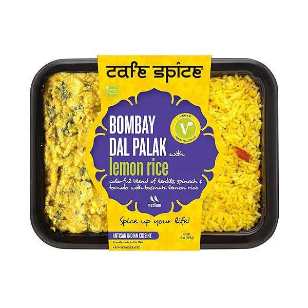 Bombay Dal Palak With Lemon Rice 1