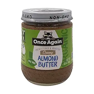 Organic Smooth Almond Butter, 12 oz