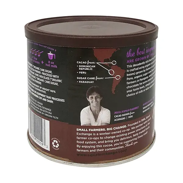 Organic Dark Hot Chocolate, 12 oz 3