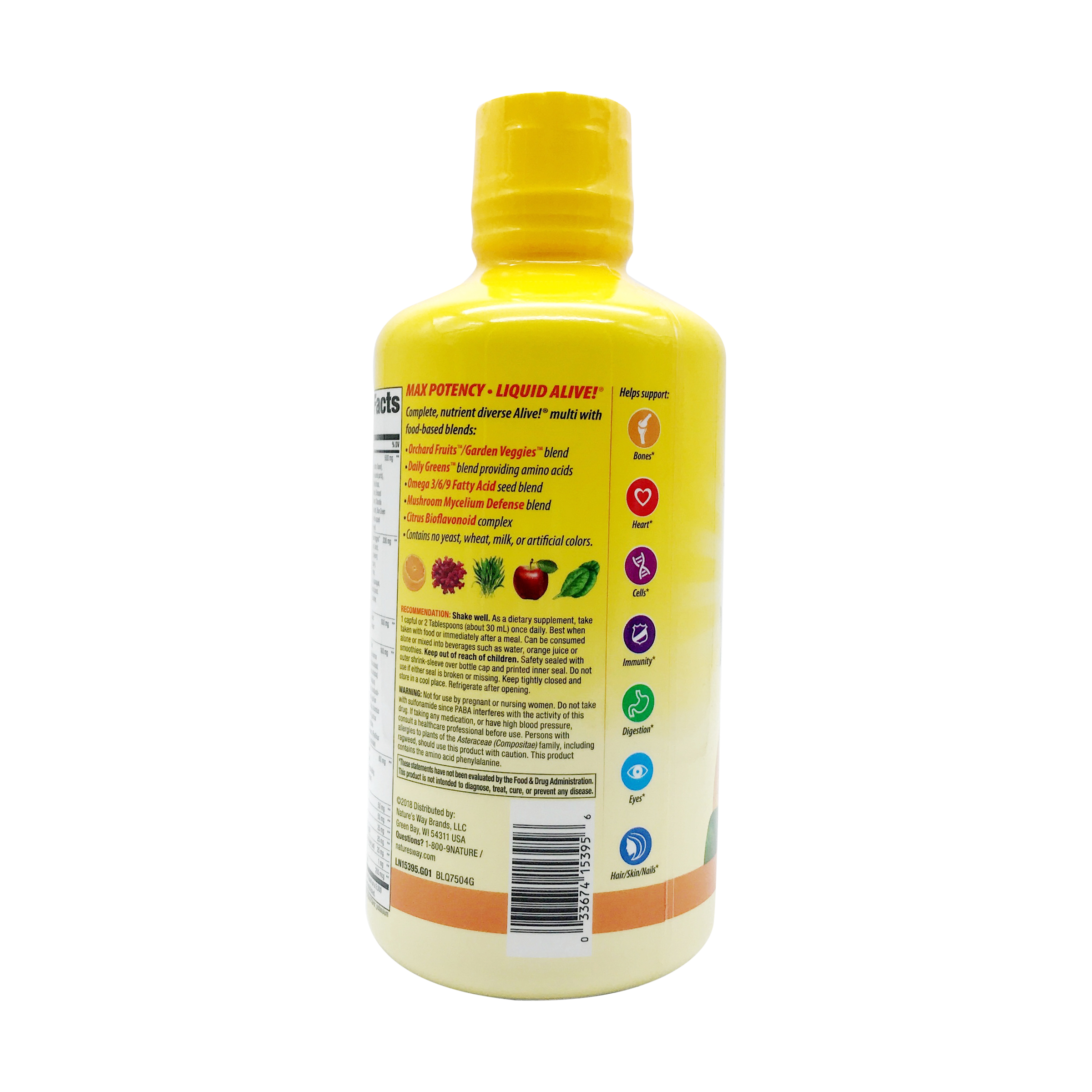 Alive! Citrus Flavor Liquid Multivitamin, 30.4 fl oz at Whole ...