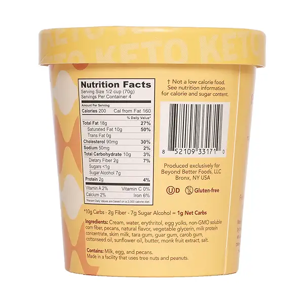 Butter Pecan Keto Ice Cream, 1 each at Whole Foods Market