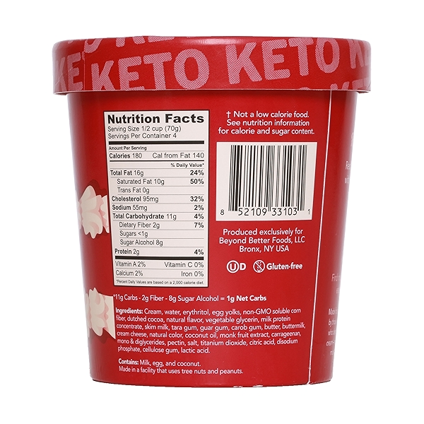 Red Velvet Keto Ice Cream, 1 each at Whole Foods Market