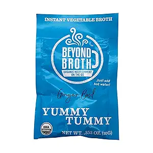 Organic Yummy Tummy Ginger Basil Vegetable Broth