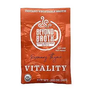 Organic Rosemary Thyme Vitality Vegetable Broth