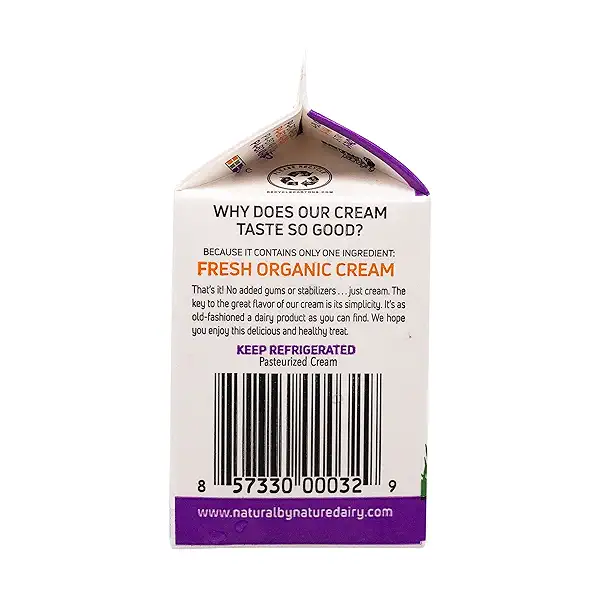 Organic Heavy Cream 3