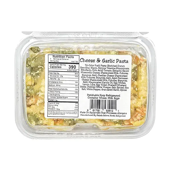 Garlic Cheese Pasta, 12 oz 2