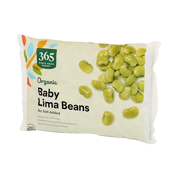 Frozen Organic Vegetables, Baby Lima Beans No Salt Added at Whole