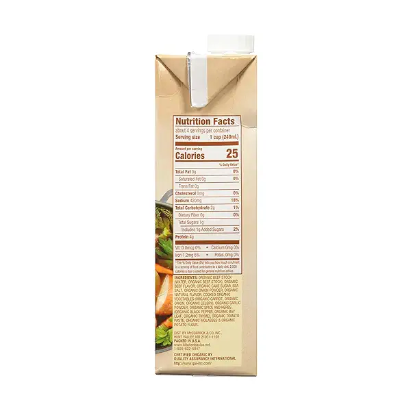 Organic Beef Stock, 32 oz 5