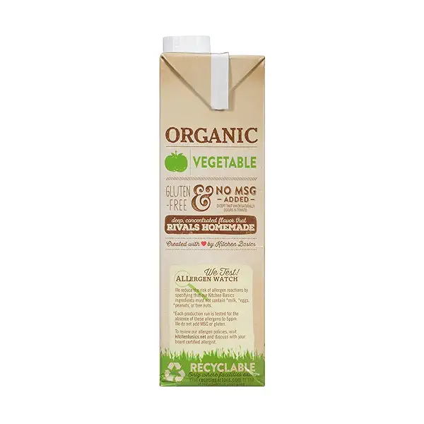 Organic Vegetable Stock, 32 oz 3