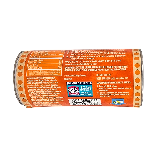 Organic Pumpkin Spice Cinnamon Rolls, 17.5 oz at Whole Foods ...