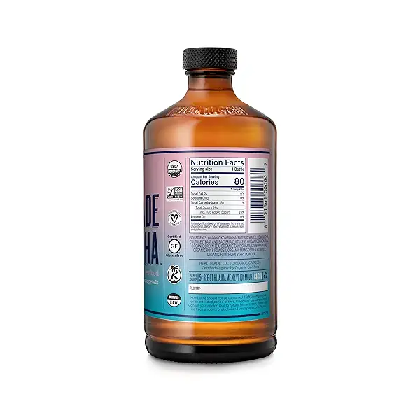 Kombucha, Bubbly Rose, 16 fl oz 3