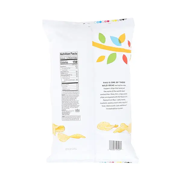 Limited Edition Sandwich Flavored Potato Chips, Pastrami on Rye, 10 oz