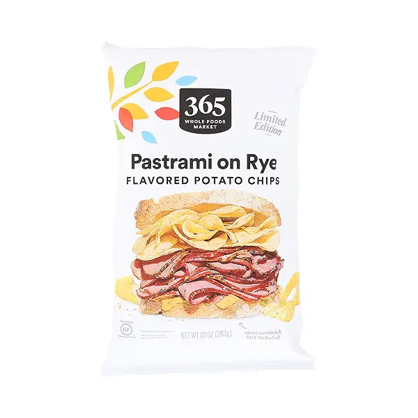 Limited Edition Sandwich Flavored Potato Chips, Pastrami on Rye, 10 oz