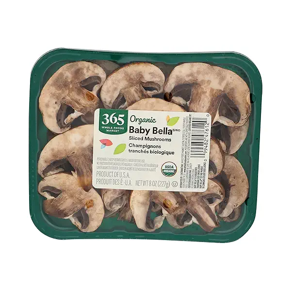 Sliced Baby Bella Mushrooms at Whole Foods Market