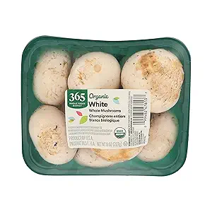 Organic White Mushrooms 8oz