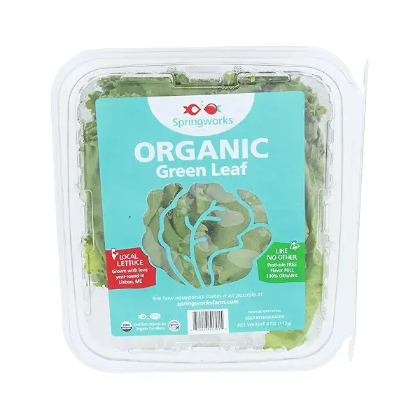 Organic Clamshell Green Leaf Lettuce at Whole Foods Market
