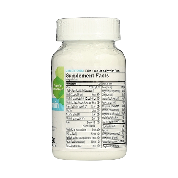 Supplements - Multivitamins, Adult Multivitamin with Iron, 90 ...