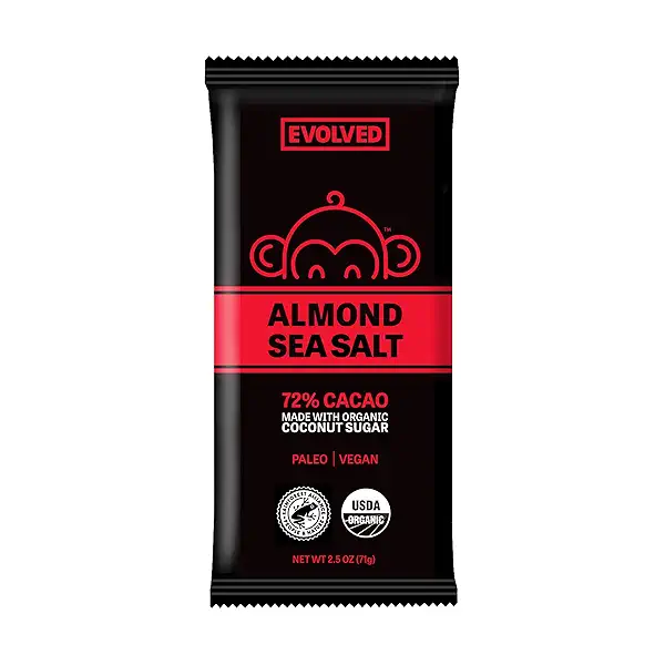 Almond Sea Salt Chocolate Bar, 2.5 oz at Whole Foods Market