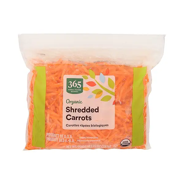 Organic Carrots Shredded at Whole Foods Market