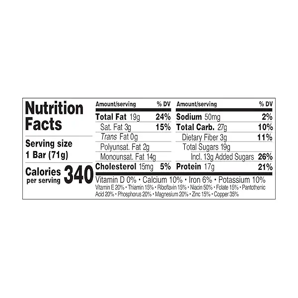 Peanut Butter Protein Bar, 2.5 oz 3