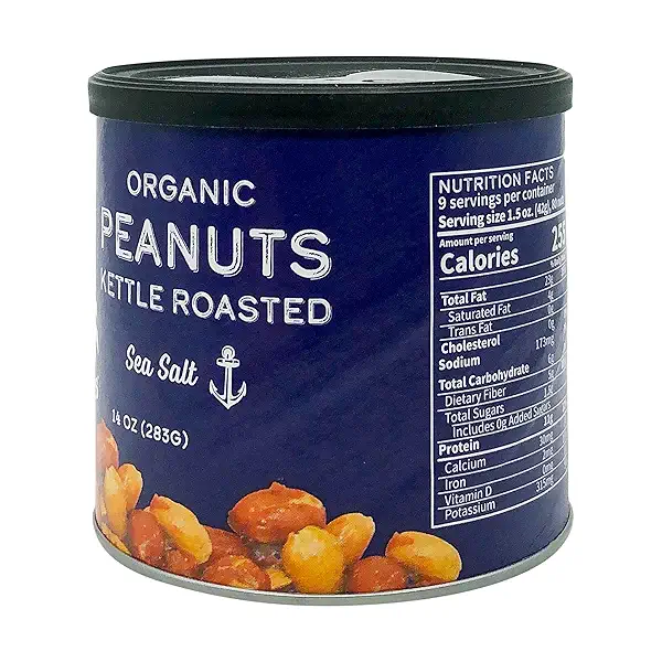 Organic Kettle Roasted Sea Salt Peanuts at Whole Foods Market